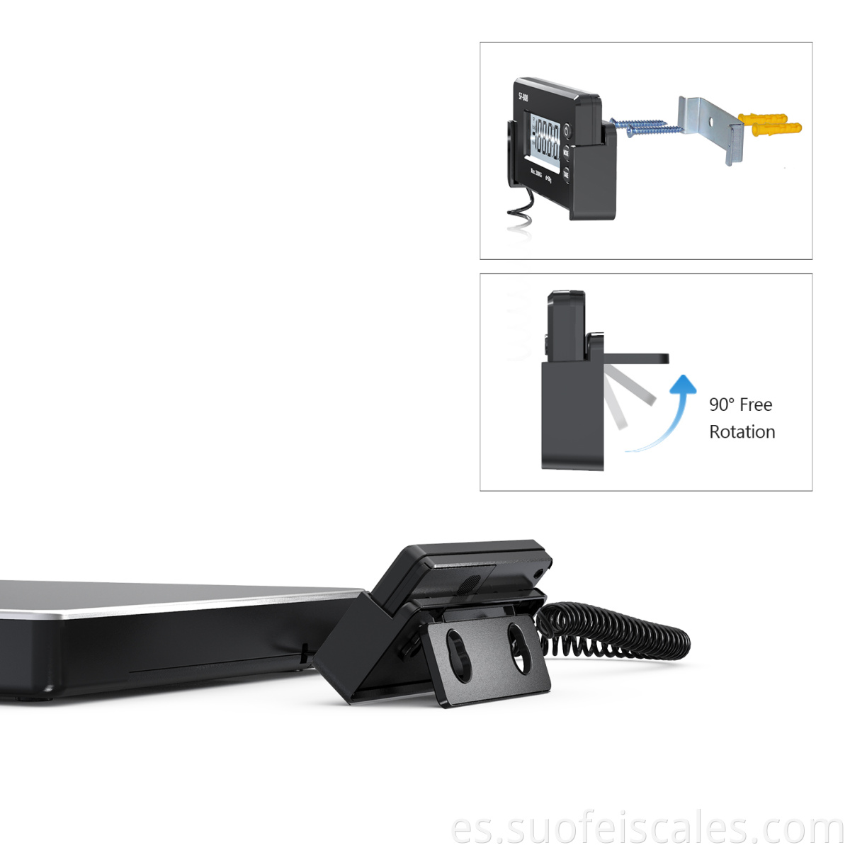 SF-808 Envío de servicio pesado digital y escala postal con plataforma de acero inoxidable duradera